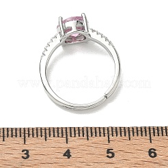 Anelli da dito in ottone e zirconi cubici rotondi&nbsp;CU-CBA7E55-19P-01
