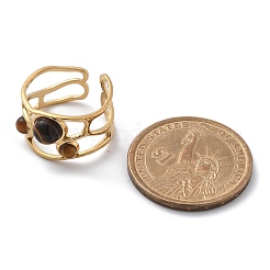 Натуральный тигровый глаз кольца палец STAS-Z112-05G-03