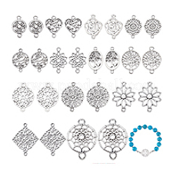 120 шт. 13 стиля тибетского стиля сплава звенья/соединители наборы подвесок&nbsp;TIBE-PH0002-49