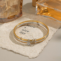 Минималистичные многослойные браслеты из нержавеющей стали 304&nbsp;WQ1002