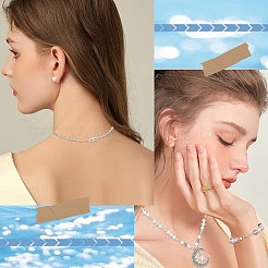 60 шт. 2-х цветные латунные застежки-крючки S KK-CN0002-84