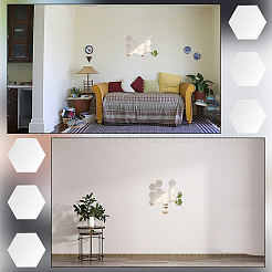 Акриловые наклейки на зеркала AJEW-WH0323-26B