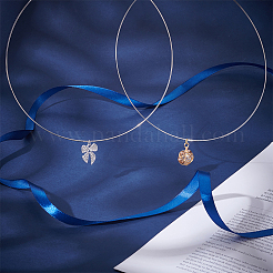 2 Stück 304 Edelstahl Halsband Halskette machen&nbsp;NJEW-UN0001-53P