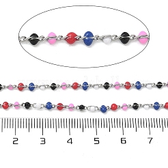 Chaînes torsadées en acier inoxydable 304 émaillé&nbsp;STAS-R100-40P-03