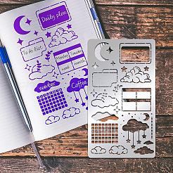 Трафареты для штампов из нержавеющей стали DIY-WH0242-253