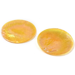 Подвески из натуральной ракушки капиз SSHEL-Z002-01F