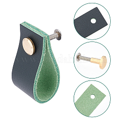 Прямоугольные кожаные ручки ящиков AJEW-WH0251-71B