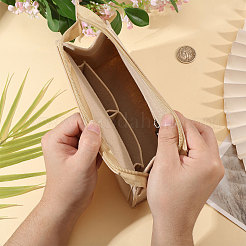 Insert organisateur de sac à main en feutre rectangle&nbsp;DIY-CO0001-11A-01