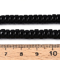 Непрозрачные сплошные цветные стеклянные бусины&nbsp;X-GLAA-N026-3x6mm-11