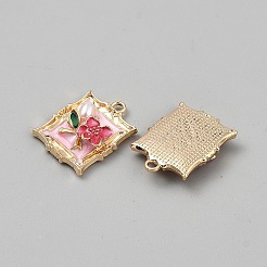 Pendentifs d'émail en alliage vintage&nbsp;FIND-CJC0816-012D-G
