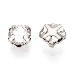 Плоская круглая вышивка стразами&nbsp;KK-N282-01A-P