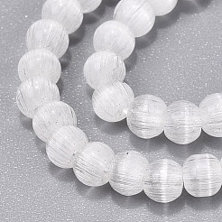 Colliers de perles en verre imitation œil de chat&nbsp;GLAA-N075-01A-12