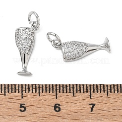 Shegrace Messing-Anhänger mit klarem Zirkonia&nbsp;XGRQ3K848-525P