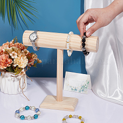 T-Bar-Ausstellungsständer für Armbänder aus Holz&nbsp;BDIS-WH0011-03