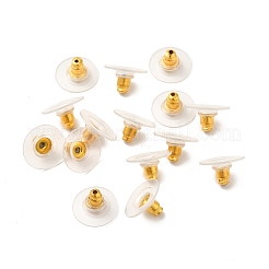 Dorso orecchini in ottone con proiettile frizione&nbsp;X-KK-I057-G