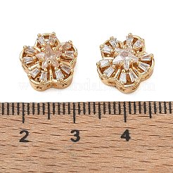 Perline zirconi micro pave  in ottone&nbsp;CU-CBA3F77-08G-01