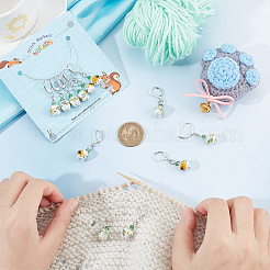 Маркеры для петель из фарфора ручной работы HJEW-AB00423