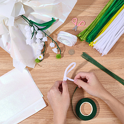 DIY Chenille-Stiel-Lametta-Girlanden-Bastelsets&nbsp;DIY-SC0033-14C