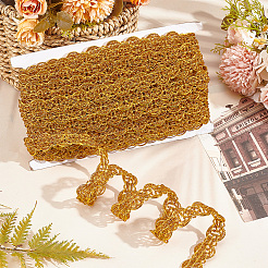 Плетеная кружевная лента-фонарь из полиэстера SENE-WH0003-36C