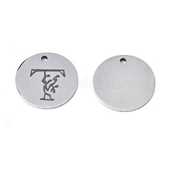 Breloques en acier inoxydable 304 anti-ternissement&nbsp;LS-STAS-T059-26P-T