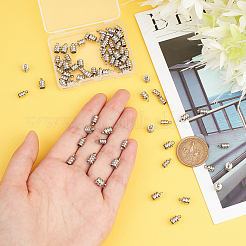 80 шт. 2 наконечника для шнура из нержавеющей стали размера 201&nbsp;STAS-DC0010-93