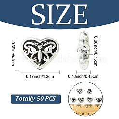 50 шт. бусины из сплава в тибетском стиле&nbsp;FIND-YW0008-58