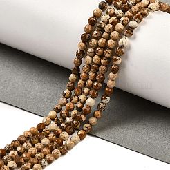 Естественного изображения яшмы бисер нитей G-Z068-B02-01