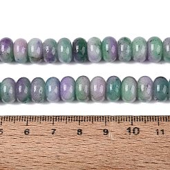 Hilos de abalorios de jade blanco natural&nbsp;G-Q613-01F-36
