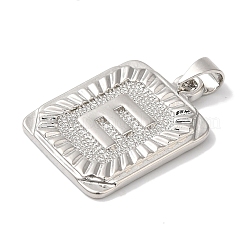 Pendentifs de placage en laiton&nbsp;KK-B092-42P-E