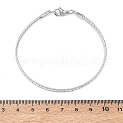 Bracciali a catena in acciaio inossidabile 304 per donna&nbsp;BJEW-Z178-11P