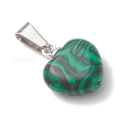 Herzanhänger aus natürlichen und synthetischen Edelsteinen&nbsp;PALLOY-JF04955-02