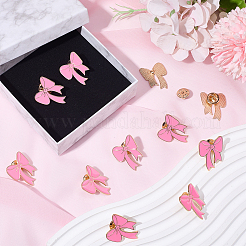 12 шт. эмалевые булавки с бантом&nbsp;JEWB-SC0001-82