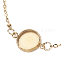 Изготовление браслета-цепочки из нержавеющей стали 304&nbsp;BJEW-JB13163-02