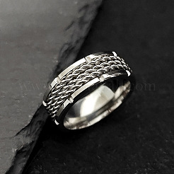 304 Edelstahl Fingerringe für Männer&nbsp;WGF2804-01