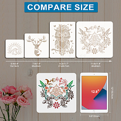 1pc animale domestico scava fuori disegno pittura stencil&nbsp;DIY-MA0005-76C