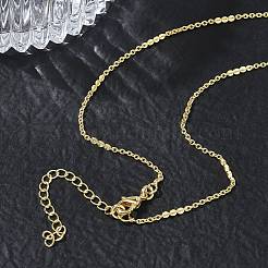 Collares de cadena mixta de latón para mujer&nbsp;KK-CBA2293-11G