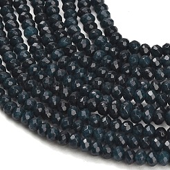 Gefärbt natürlichen weißen Jade Perlen Stränge&nbsp;GG-CBAF9EE-A08-3x4mm