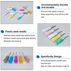 160 шт. 10 стиля пластиковых точных тупых игл для дозирования жидкости TOOL-BC0001-15