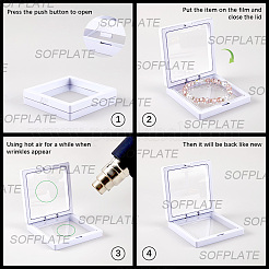 10 Stück Kunststoff-Vitrinen mit schwebendem 3D-Filmrahmen&nbsp;CON-SP0001-11C-01