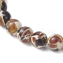 4 pulsera de aleación con dijes de esmalte&nbsp;BJEW-JB12238