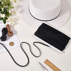 Плетеная кружевная лента из полиэстера&nbsp;OCOR-WH20006-67C