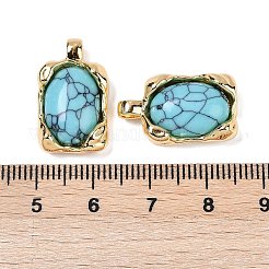 Латунь с подвесками из драгоценных камней KK-Q030-25B-G