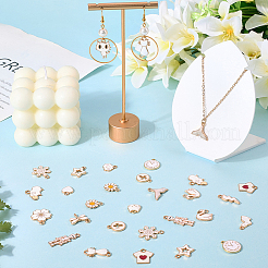 40шт 20 стиля подвески из сплава с эмалью&nbsp;ENAM-SC0009-99