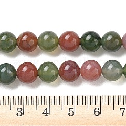 Natur Indien Achat Perle Stränge&nbsp;G-J358-02-8mm