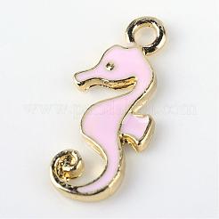 Морской конь эмали сплава подвески&nbsp;X-ENAM-Q033-38A