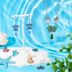 36 шт. 18 стиля сплава эмалированные печатные соединительные подвески&nbsp;ENAM-AR0001-40