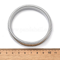 304 браслеты из нержавеющей стали для женщин и мужчин BJEW-A031-02A-P