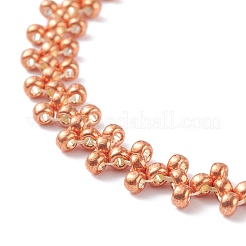 Set di cavigliere con perline di semi di rocailles giapponesi a 3 colori per le donne&nbsp;AJEW-AN00473