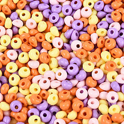 Непрозрачные акриловые бусины OACR-N150-05M