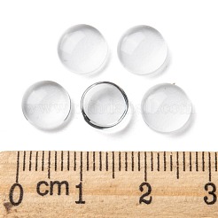 Cabochon in vetro trasparente&nbsp;X-GGLA-R026-8mm